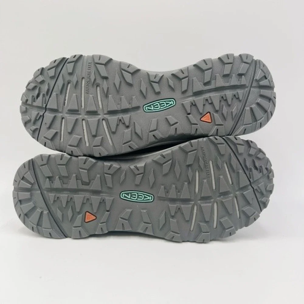 Keen Womens Size 6 Terradora II Gray Mint Aqua Low Height Hiking‎ Sneaker Shoes